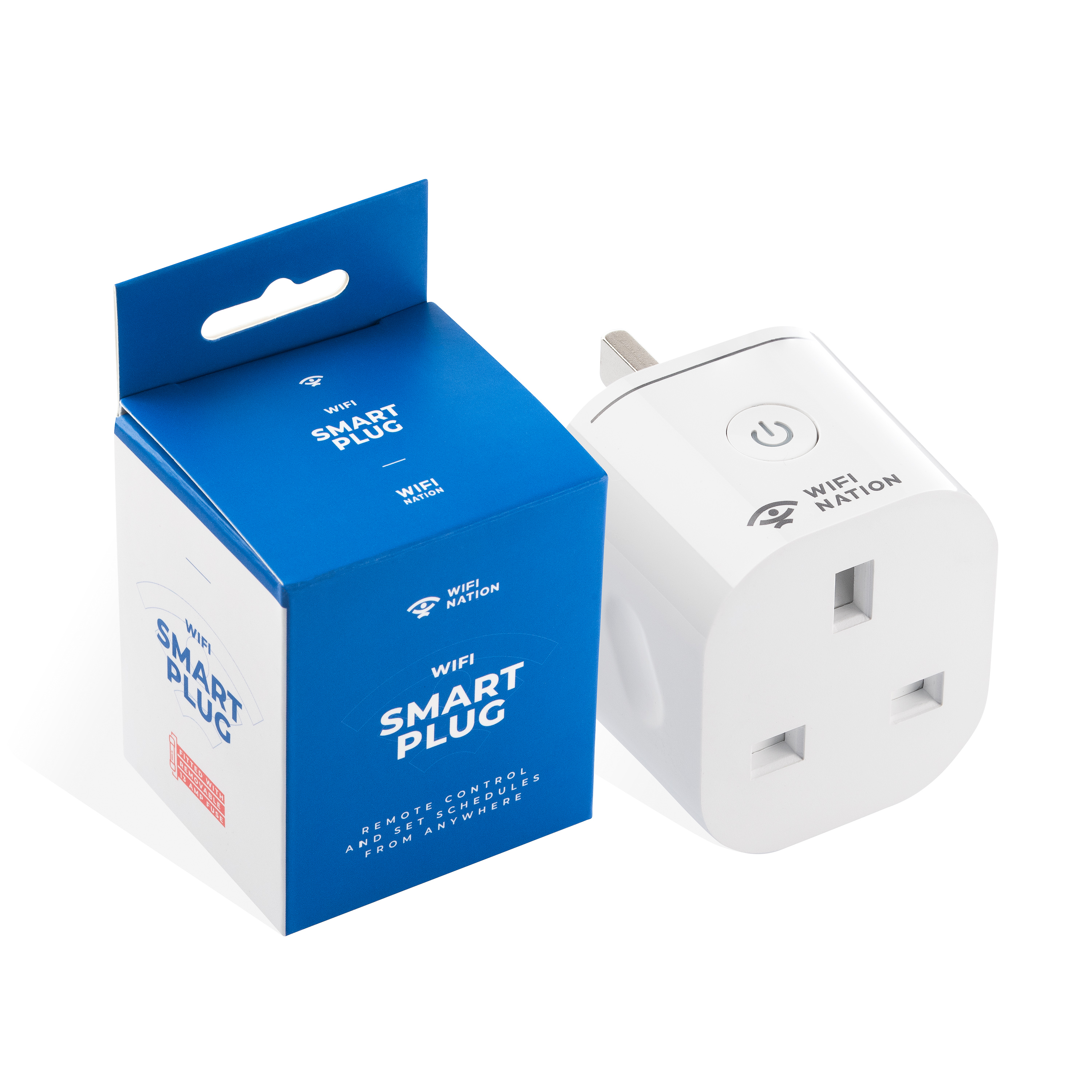 WiFi Nation Smart Power Plug 13A - 4 Pack - WiFi Nation