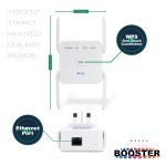 WiFi Booster Range Extender 1200Mbps 2.4GHz and 5GHz Dual Wifi Signal  Internet Booster with RJ45 Ethernet Port & Support AP/Router/Repeater Mode  - WiFi Nation