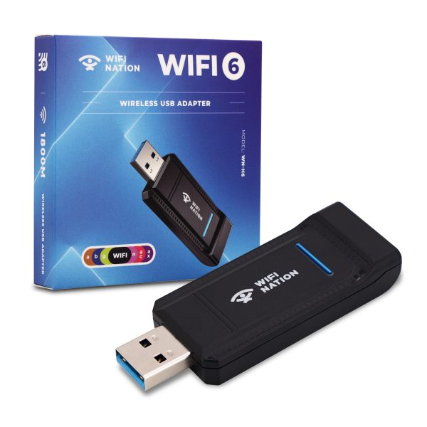 Plugable USB 3.0 Wi-Fi 6 AX1800 Wireless Adapter